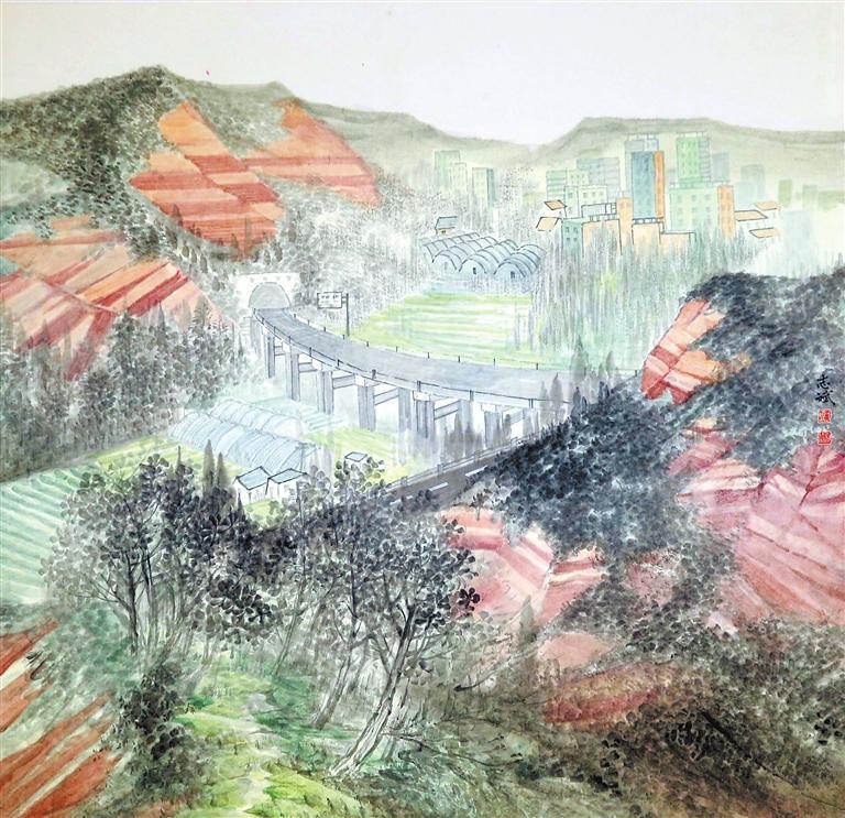 湟水情〔中国画〕