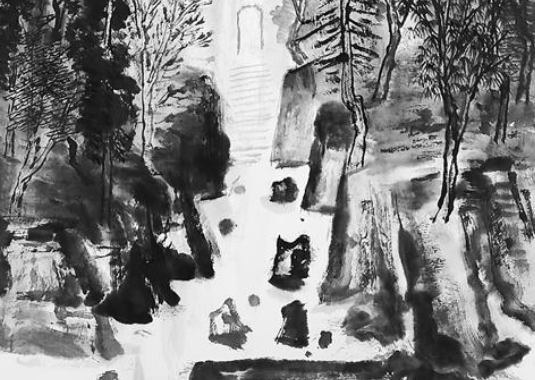 墨韵陇山〔中国画〕