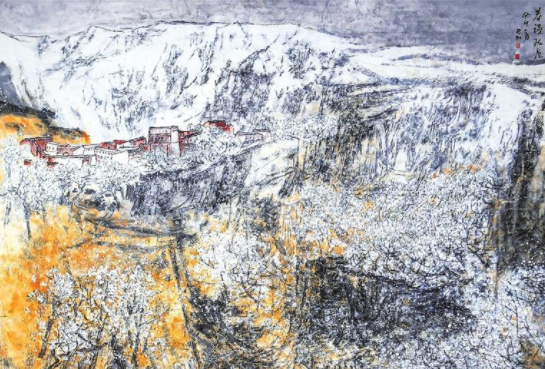 春漫陇原[中国画]